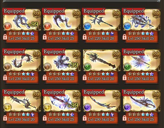 darkkal999's tweet photo. farming 200 feathers to 250 my other magna opus weapons a week before gw 🥴 https://t.co/SzvaV17Gwo