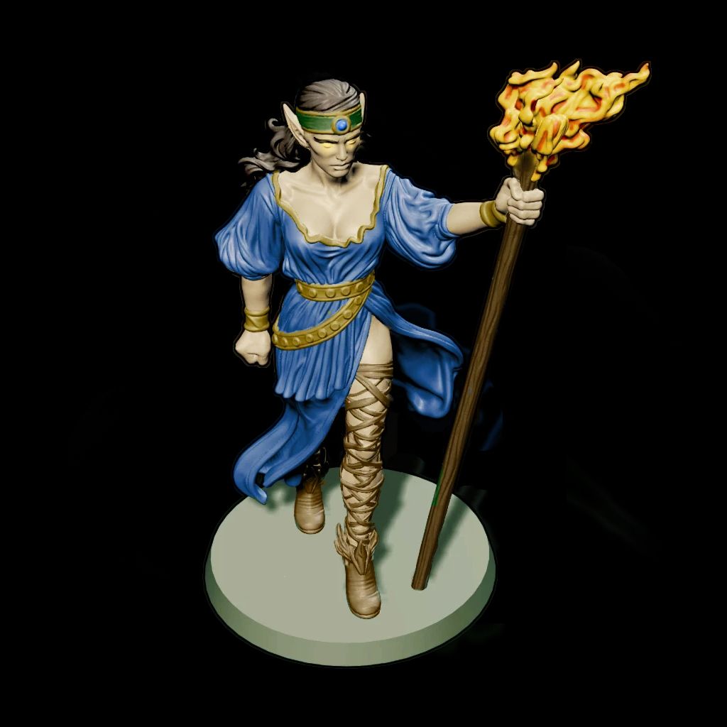 serpentcultist's tweet photo. Skin of the Day! Elf Sorceress, sculpted by Medusa Miniatures, painted by Burtonimus.
Painted in the browser, no install. Already shared, so anyone on VBM can put it on their table right now. Paint one yourself, hit Share, same deal.
https://t.co/Cxv7D6jTNc
#VTT #TTRPG #VBM https://t.co/nx5M4BODAW