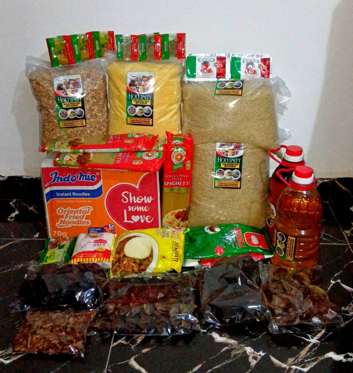 EbenezerOmolar5's tweet photo. Welcome to HOLY3NITY, Your trusted plug for smarter, easier and more affordable and quality foodstuffs shopping💚

Whether you want to save towards food, stock your home, buy a Ready-to-Cook and cook without the stress of market runs, we have everything for you💯

🛒 FOOD BANKING
Save gradually and build your foodstuff package at your own pace.Start with as little as N500 and watch your contribution turn into a meaningful food package for your home.

🍲 READY-TO-COOK KITS
Want to cook delicious meals without spending hours shopping and prepping for every ingredient?

💰 FOOD THRIFT
You don't have to have all the money at once. Join our thrift plans, contribute consistently and receive your foodstuff package when your plan matures.

📦 CURATED FOOD PACKAGES
Need to stock your kitchen? We've got you, from essential everyday foodstuff to bigger family packages, we curate packages to suit different budgets.

🎁 FOODSTUFF SOUVENIRS
Useful, affordable souvenirs for your party/event and your guests will actually appreciate. Souvenirs from 500g upwards 

And yes, you can buy for yourself, your family, less privileged, your mutuals or send a food package to someone you love. ❤️

SAVE. SHOP. STOCK. COOK. ENJOY.
Everything you need to get cooking.
WE DELIVER, YOU COOK. 👩🏽‍🍳❤️

📍 Ibadan | Delivery worldwide
📲 Send us a DM Now
📞 08068903199

HOLY3NITY...Quality. Convenience. Value💯💚