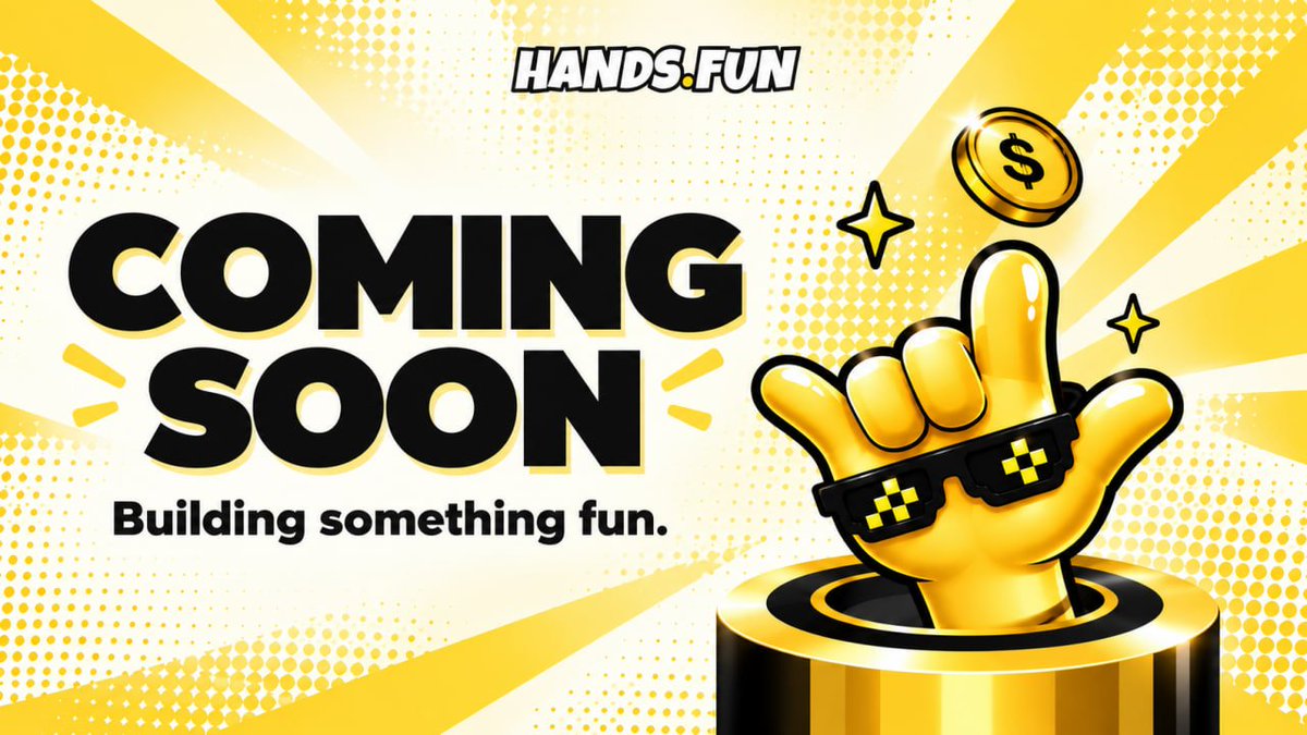 Handsdotfun's tweet photo. Same market. Different rules.

A new kind of launch is coming. Built for the hands that stay.

https://t.co/CI9CbGB5Oj. Soon. 🤙 https://t.co/pFbPc9w4m5