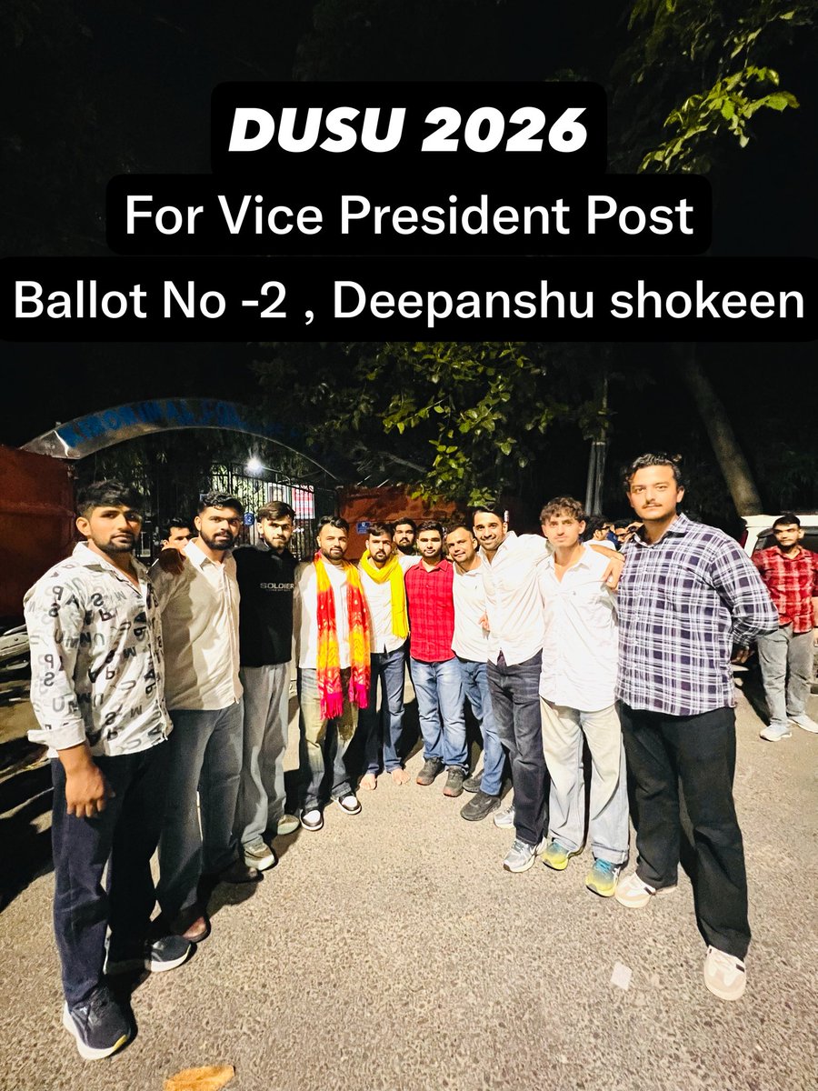 Manish_Jajra01's tweet photo. #BallotNo2_DeepanshForDUSU https://t.co/x3VQJCm4Ma