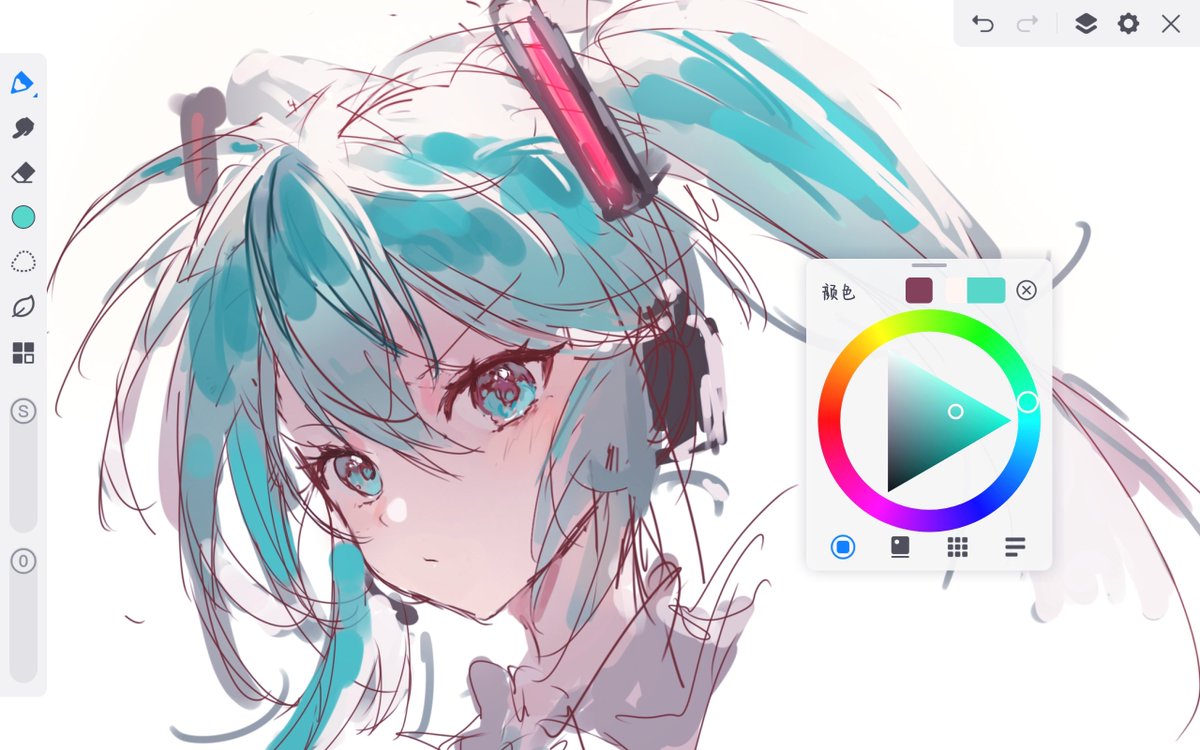 NosugarBaffy's tweet photo. Miku！ https://t.co/a310ICHmoO