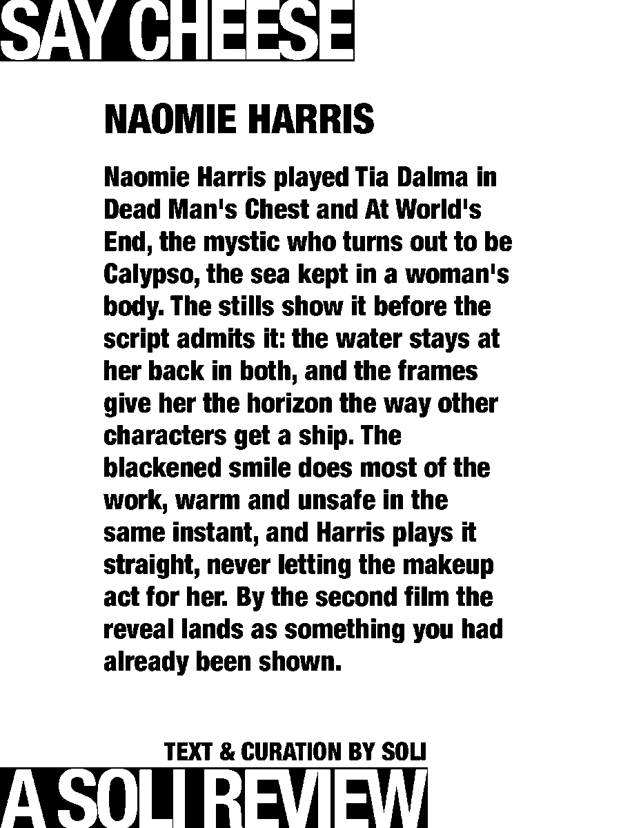 solisolsoli's tweet photo. See why the sea stays at her back · Naomie Harris https://t.co/EyzfEBsziz
