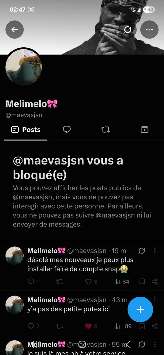 soumiis_blanc's tweet photo. ⚠️ @maevasjsn est une fake !⚠️🤡🤡🤡 faites tourner. https://t.co/uG1b1cwd07