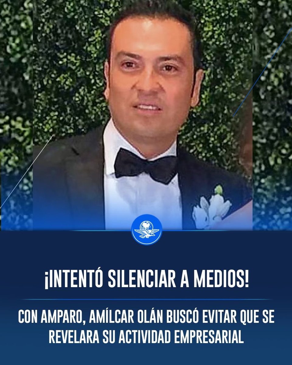 El_Universal_Mx's tweet photo. 🔴 Amílcar Olán intentó silenciar a EL UNIVERSAL y a otros 13 medios a través de un amparo. 

El empresario y amigo de Andy López Beltrán demandó a las plataformas Google, Facebook, YouTube, TikTok y X, así como a medios de comunicación, para evitar que se divulgara su nombre y su actividad empresarial.

https://t.co/RPwM5ozrYI