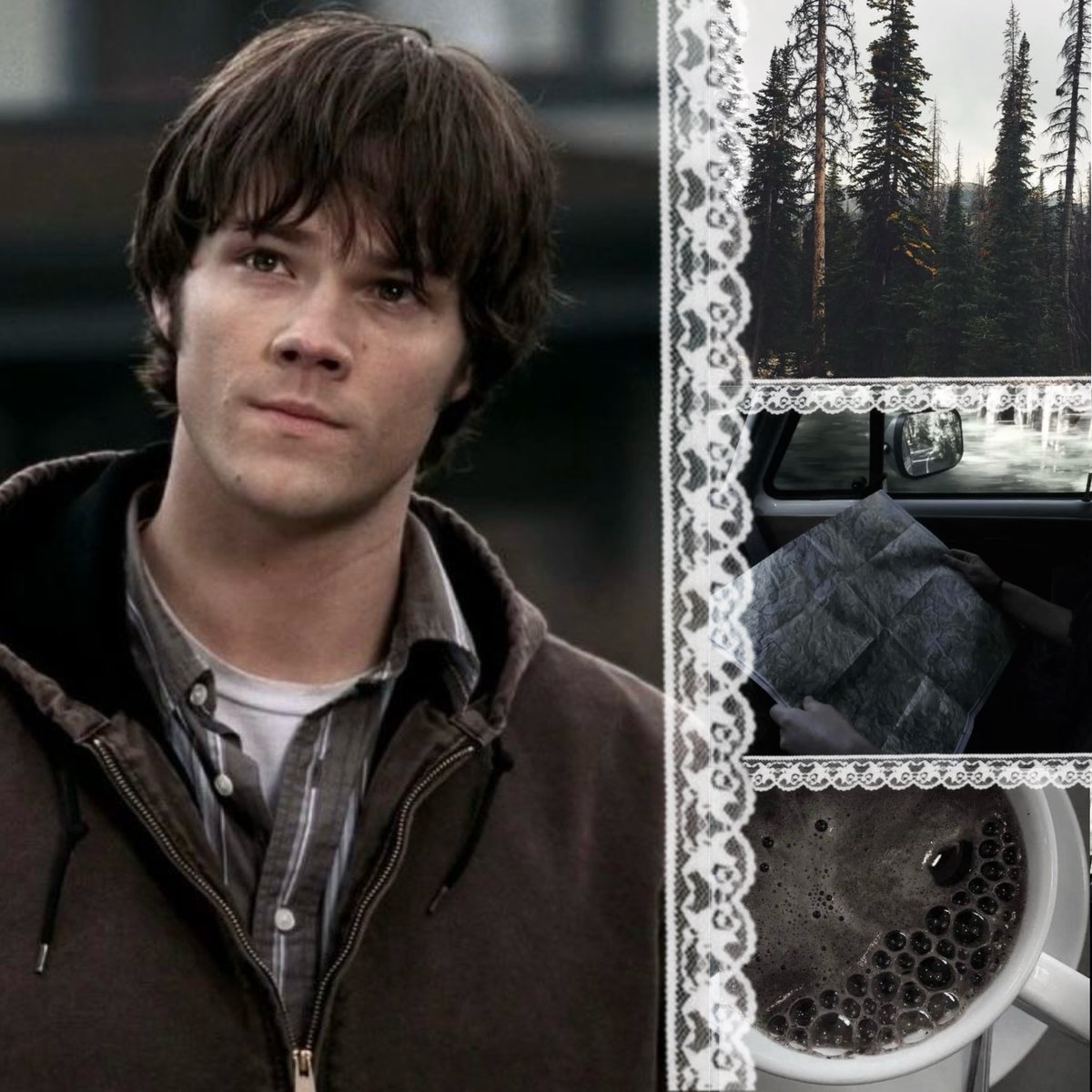 yngrmon's tweet photo. ꒰ me, sam &amp; dean aesthetic's ꒱ 
— supernatural dr https://t.co/yfnLXrDW6p