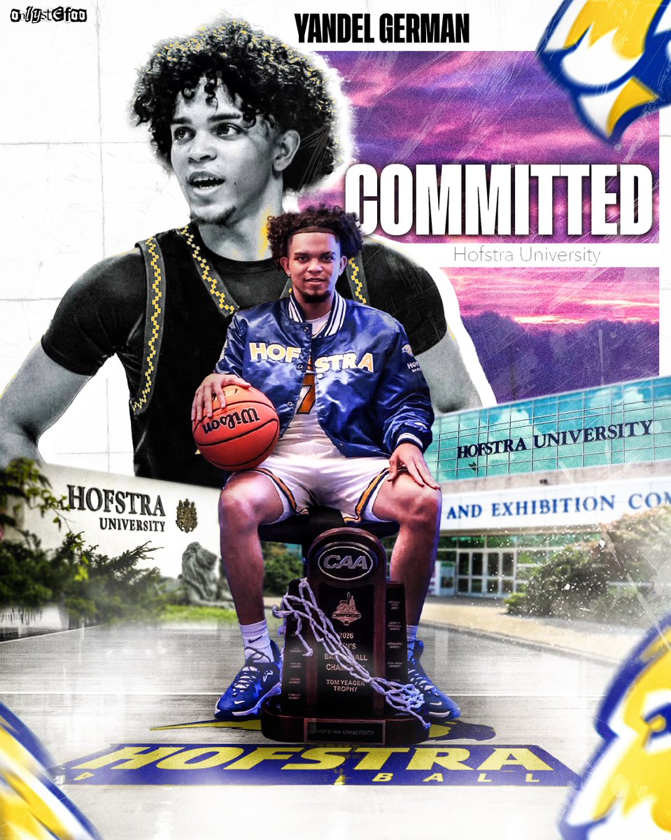 FedombalRD's tweet photo. Yandel Germán se comprometió con @HofstraBaseball  , programa de la División I de la @MarchMadnessMBB . 🏀🇩🇴

El dominicano viene de conquistar la medalla de plata con República Dominicana en @SDQ2026 . 🥈🇩🇴

¡Nuevo capítulo para Yandel! 💙🏀 https://t.co/CdKyfvWvyr