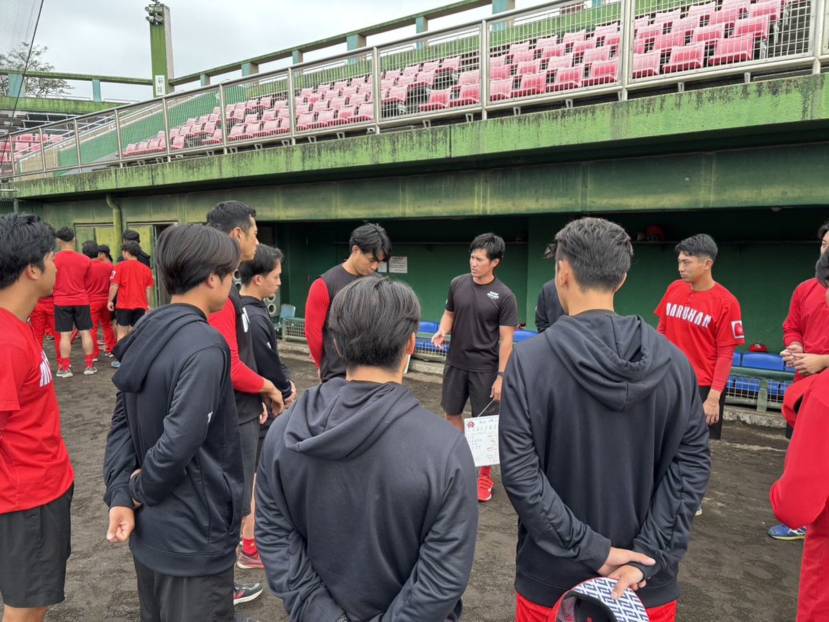 MARUHAN_GIVERS's tweet photo. おはようございます☀️
本日はOP戦🔥
この後11:00〜🕚
名取市民球場にてプレイボール⚾️
🆚七十七銀行
#野球 #社会人野球 #マルハン #マルハン野球部 #Givers #仙台 #大学野球 #七十七銀行 https://t.co/NTaRMOH381
