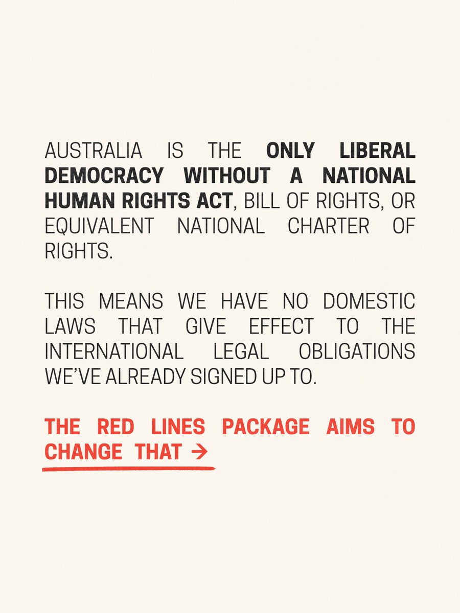 DaizyGedeon's tweet photo. #Australia’s new Red Lines Package aims to end #profit from #warcrimes, #banningweapons exports & #illegalsettlement trade. After 3 years of claims that "nothing can be done," this bill creates actual legal boundaries.
Source: @davidpocock
#RedLinesPackage #FreePalestine https://t.co/xBERssxoa8