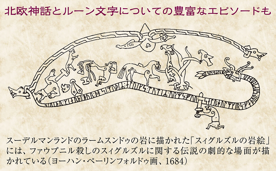 ChikumaGakugei's tweet photo. 【近刊情報】
『ルーン文字の世界　歴史・意味・解釈』の中身を、発売前ですが少しお見せします。

いかにして生まれ、どのような歴史をたどったのか。そこに刻み込まれた物語とは。

ロマンあふれる1冊です。ぜひご予約を。
📕https://t.co/3KqXQ5Jtfa https://t.co/agfCIQa1BP