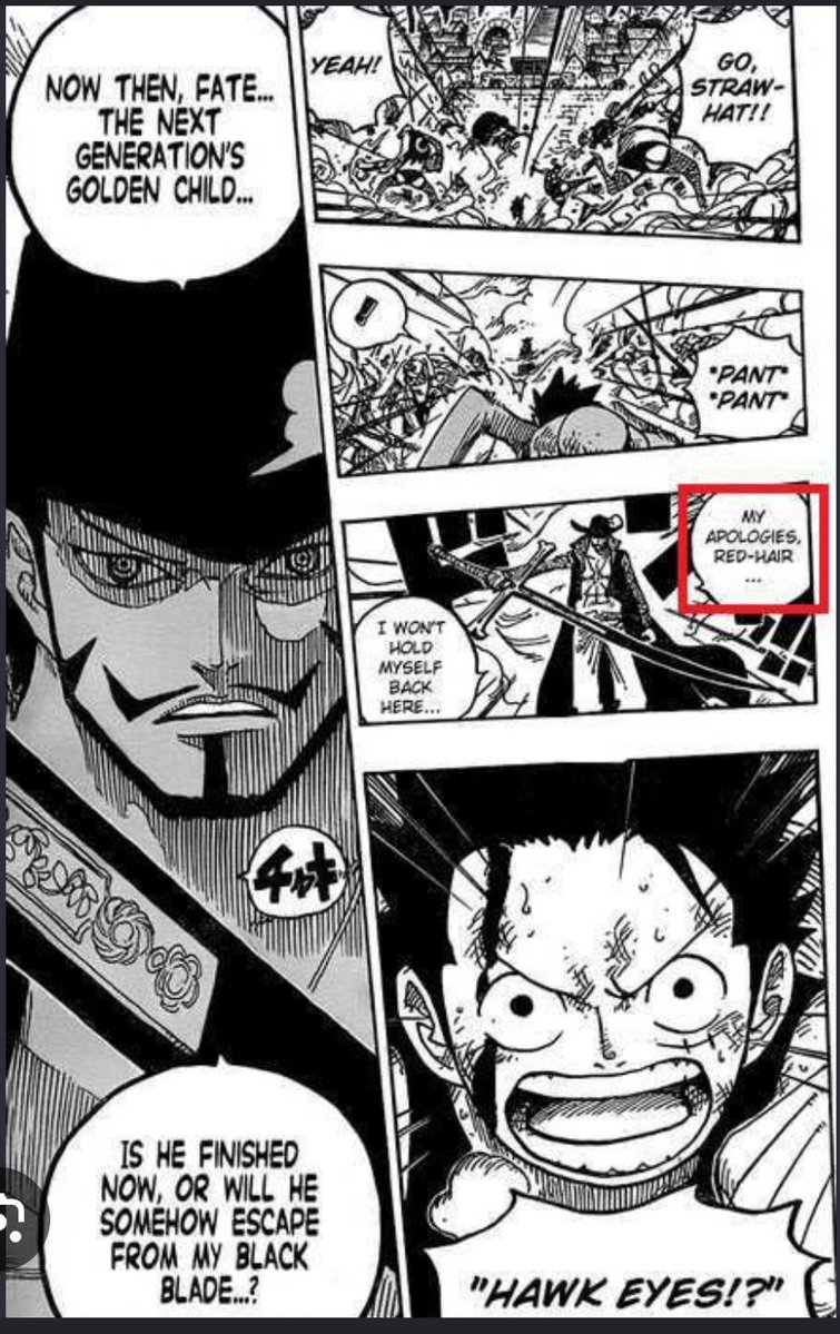 ZEHAHAHAHA331's tweet photo. @WlcmToHell666 @VENGEANCE2O69 Mihawk disagrees https://t.co/wbIbtZLsjW
