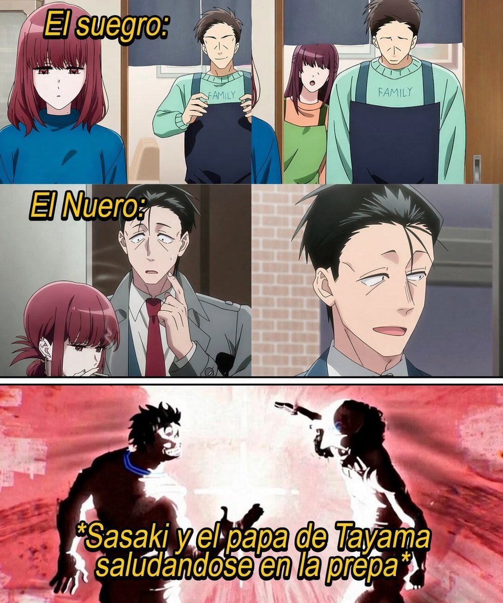 SomosKudasai's tweet photo. El papá de Tayama: no manches mija ese era mi Senpai de la Prepa https://t.co/cDYl9KZv6E