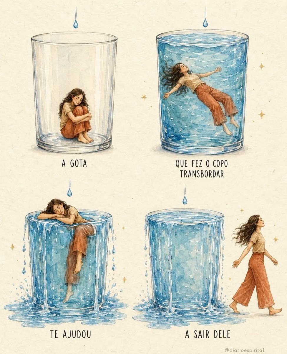Luaucartomantee's tweet photo. O copo que transborda te liberta. https://t.co/mvKUSnm9uR