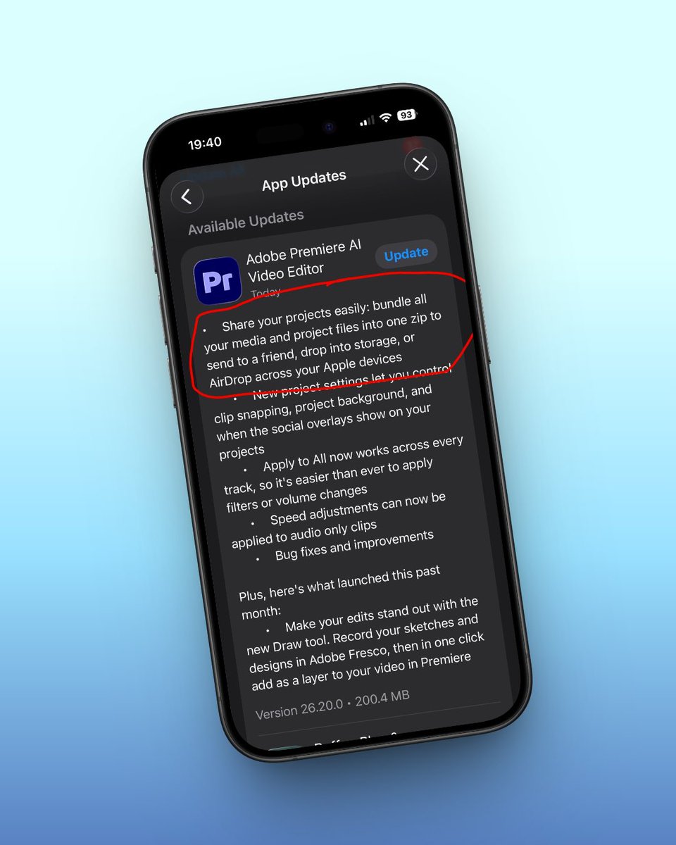 YasserM86's tweet photo. When @AdobeVideo solves a problem before it becomes a problem for creators using their smartphone for editing videos.

The one challenge is always trying to back it up to free up space and then potentially open it in the future if you want to revisit it.

Thank you @Adobe! https://t.co/pfjqYpJdLA