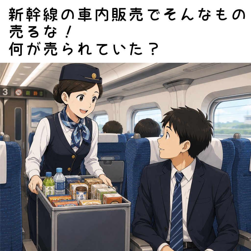 2026musyoku's tweet photo. 新幹線の車内販売でそんなもの売るな！
何が売られていた？ https://t.co/wHmzQ0eJEq