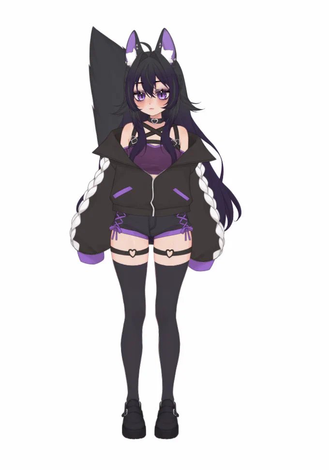 Sacred_Sock's tweet photo. @Mijiikuu throws in my friend's oc/vtuber model https://t.co/VmHKmzwjsD