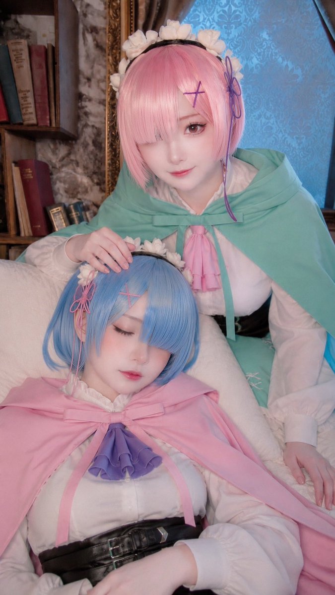 kirakiradashi_'s tweet photo. Re:ゼロから始める異世界生活
レム ラム 双子の姉妹💙🩷 https://t.co/NXoA3MfhxO