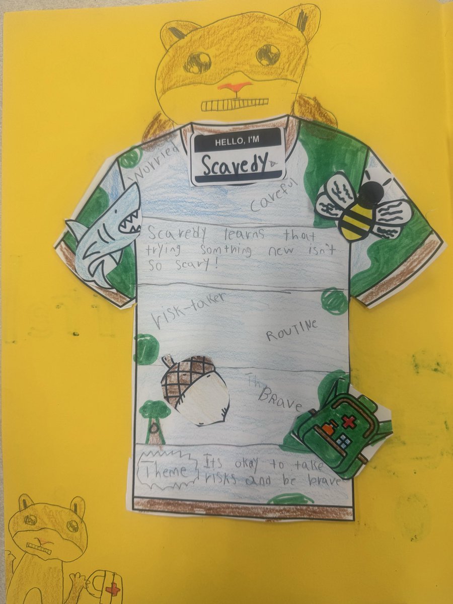 ClomanTarvia's tweet photo. As we wrapped up Module 1, my students used their creativity to show what characters they thought were the most unique🌟 @ReesStars https://t.co/GC5sH2tetE