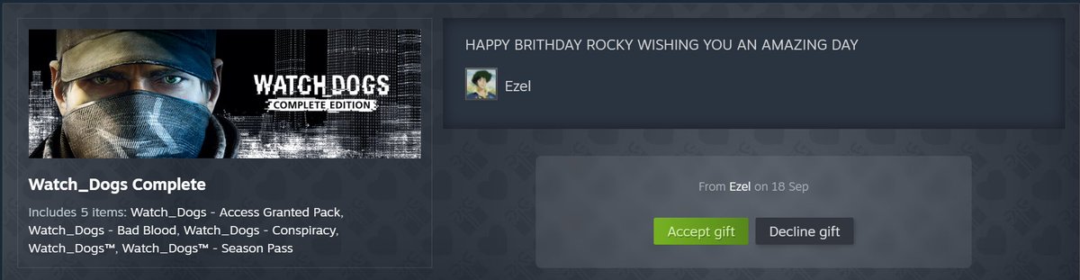 rockygolem23's tweet photo. Thank you both @Izelice and @blurry_face_18 for Watch dogs. You both had the same idea 😂 #TheybothShareTheSameBraincell #SeptemberBorns #GonnaBeDogWatching https://t.co/pvSNJHFeTJ