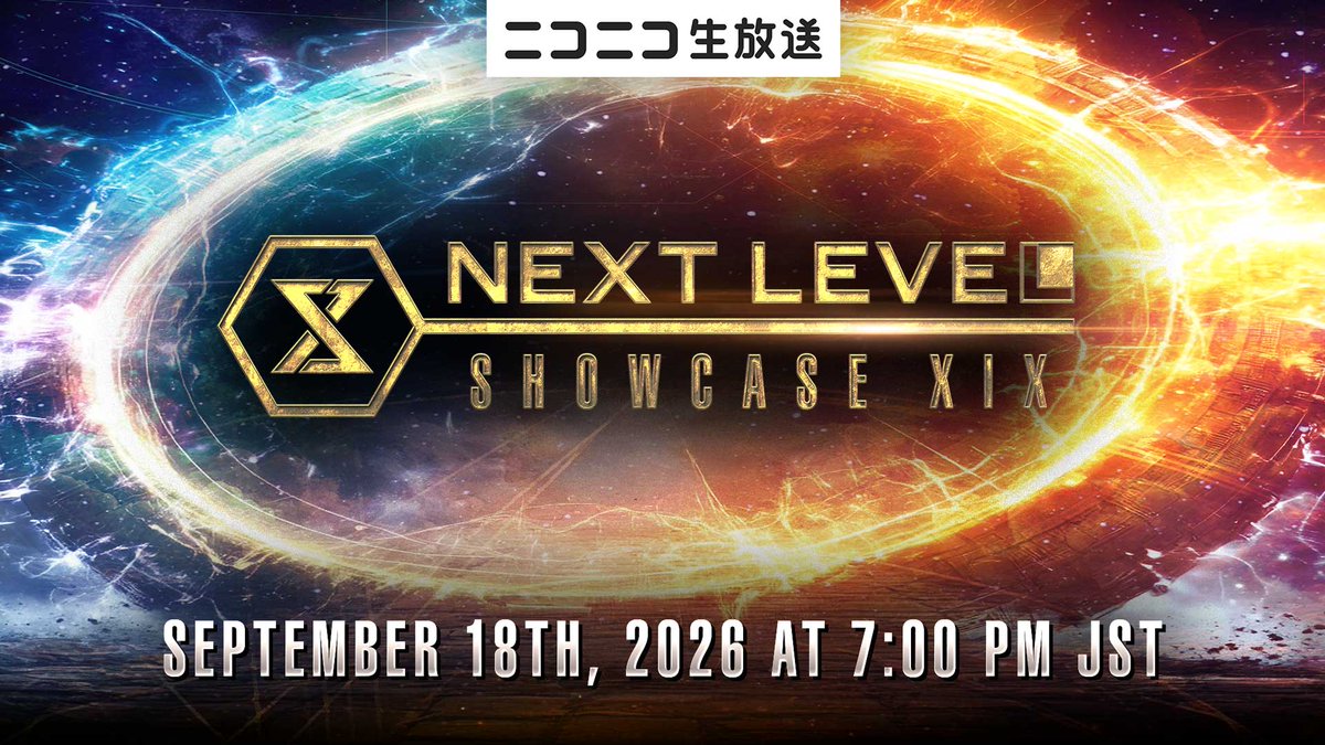 Prime1Studio's tweet photo. //
📢世界最速再放送決定💥
\\
最新作『NEXT LEVEL SHOWCASE XIX』は、本日
夜7時より ”ニコニコ生放送” にて配信されます‼
ニコニコ生放送ならではの
盛り上がりをお楽しみください🗯
■ご視聴はこちら
https://t.co/jdwWKB7yMX
#ニコ生 #ニコニコ生放送
#NLSXIX #Prime1Studio https://t.co/Wnqpo2EWDr
