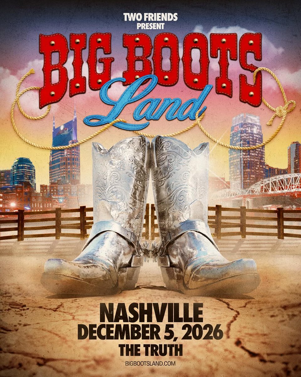 marjorie8iku's tweet photo. BIG BOOTS LAND AWAITS — LET’S RIDE 🐎

presale tickets + VIP packs are live now, code BIGBOOTS

cowboys &amp; cowgirls, see u in the club.
we’re going Big with this one... this is just the start

presale + vip: https://t.co/Ip8R3ppUtT