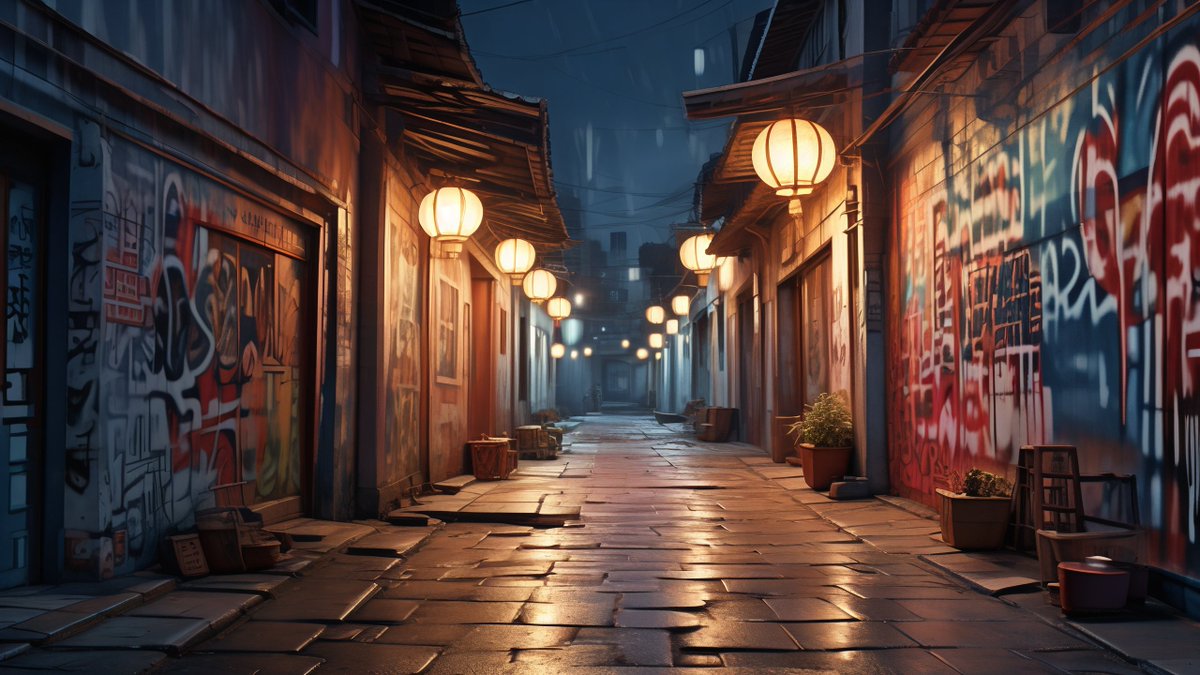 nat3hanscottlew's tweet photo. Walking down a hidden alley and stumbled on a wall covered with neon stickers. Pure street magic.， https://t.co/0F6mXSwkH8