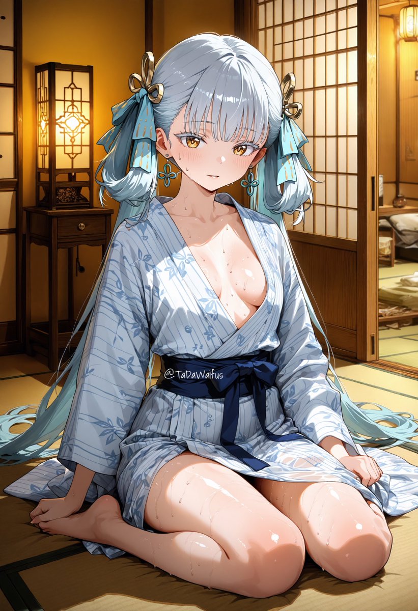 TaDaWaifus's tweet photo. 👘 Yukata Week - Day 4 🌸

“The festival can wait. Sit.”

#Jinhsi #WutheringWaves #今汐 #鳴潮 #anime #waifu #AIArt https://t.co/T0JL9gvjXG