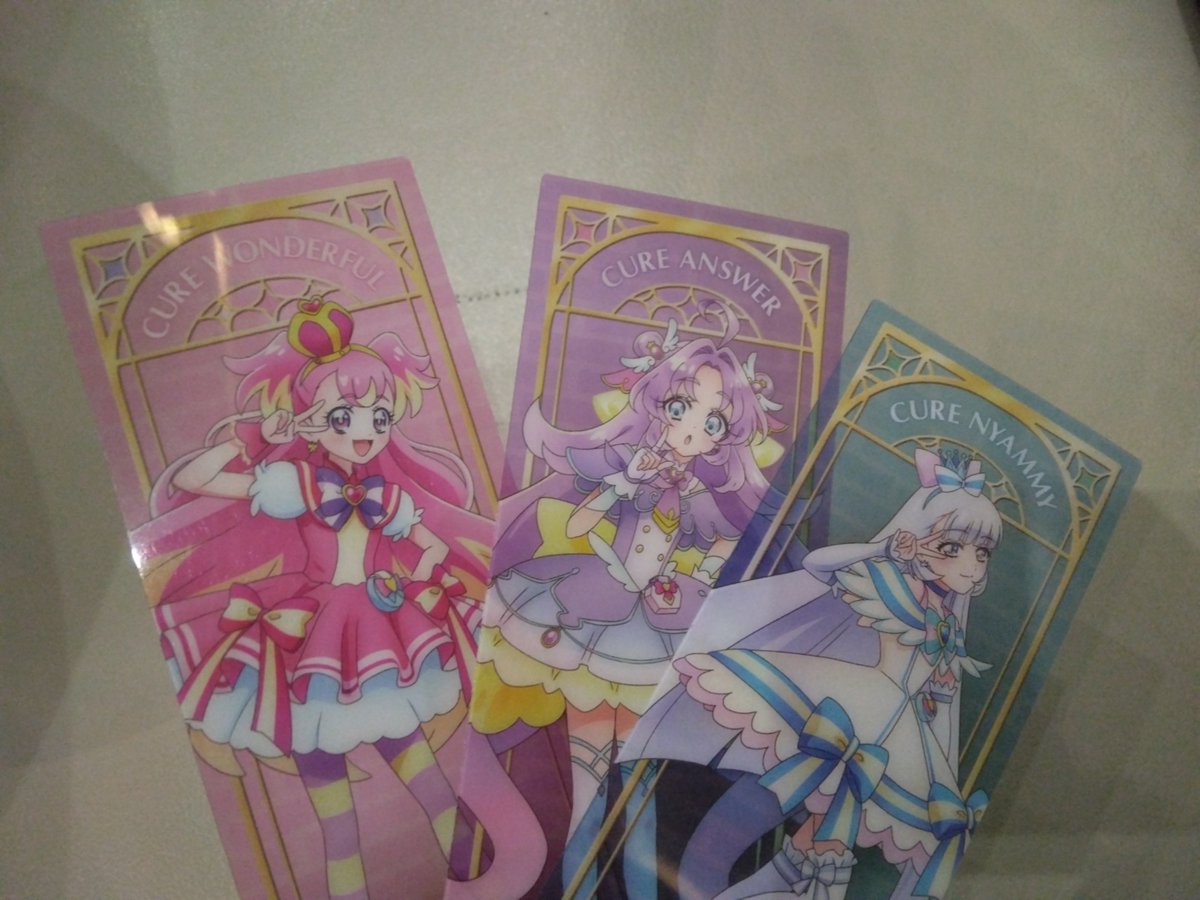 shiro__168's tweet photo. 交換

クリアしおり プリキュア  

譲   アンサー  ニャミー  ワンダフル
求   キッス＞ミスティック＞エクレール

みなとみらいか、郵送での交換希望です。
お気軽にお声掛けください。 https://t.co/owvYICpzYT