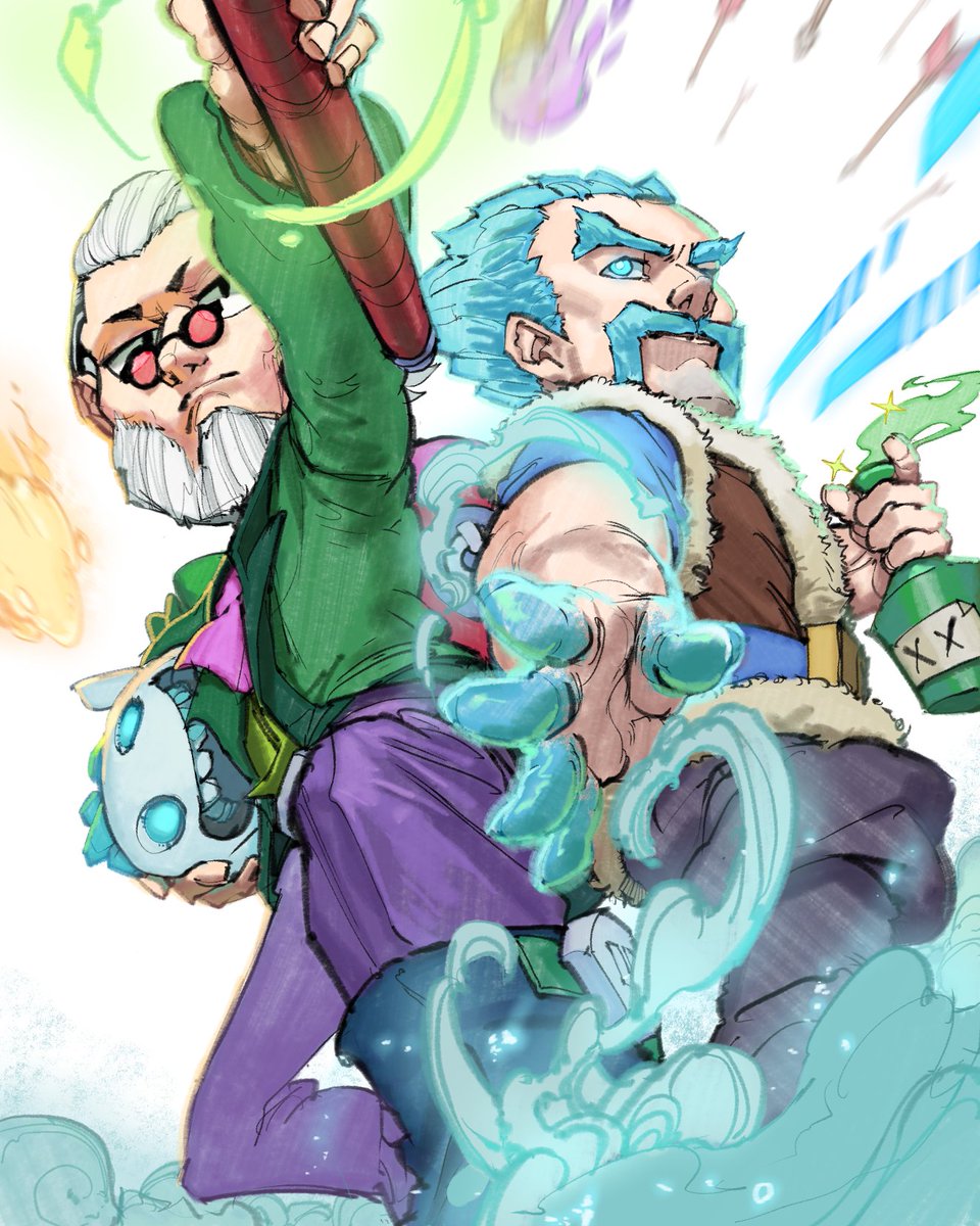 amenhotep_jpn's tweet photo. イケオジ魔法使いコンビ🧪❄

#クラロワ鋭角部 #ClashRoyaleArt #ArtRoyale #ブロスタ鋭角部 #BrawlStarsArt #再掲 https://t.co/QQwrMMxyKb