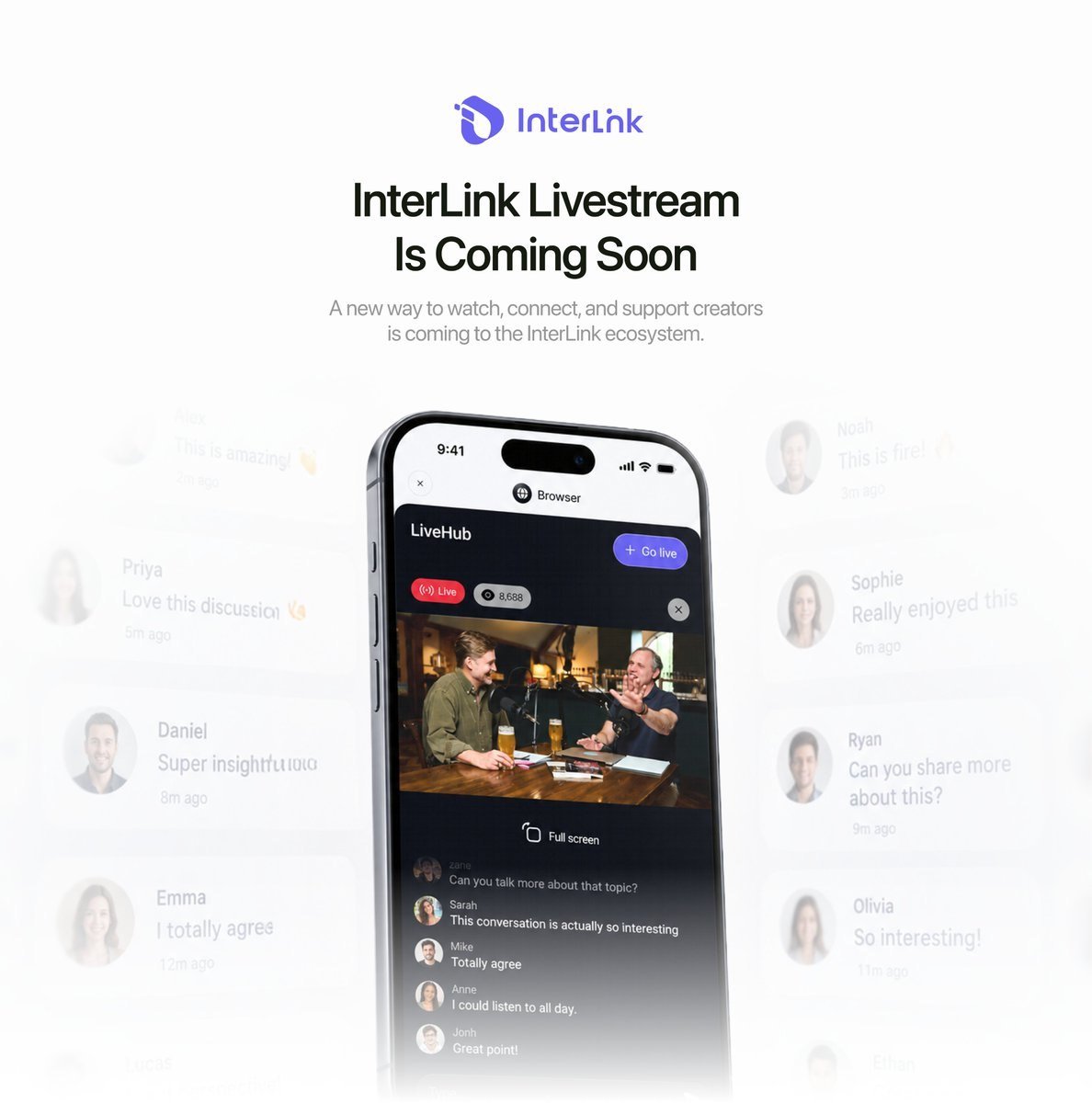 pratono9121474's tweet photo. Nonton livestream sambil nongkrong bareng komunitas sekarang makin asik, bro!

​InterLink Livestream bikin lu bisa interaksi dan ngetip kreator pakai ITL tanpa ribet. Streaming, komunitas, dan pembayaran digital, semuanya gabung jadi satu di sini!

​Referral code: 211295818 https://t.co/8P5xqygCFf