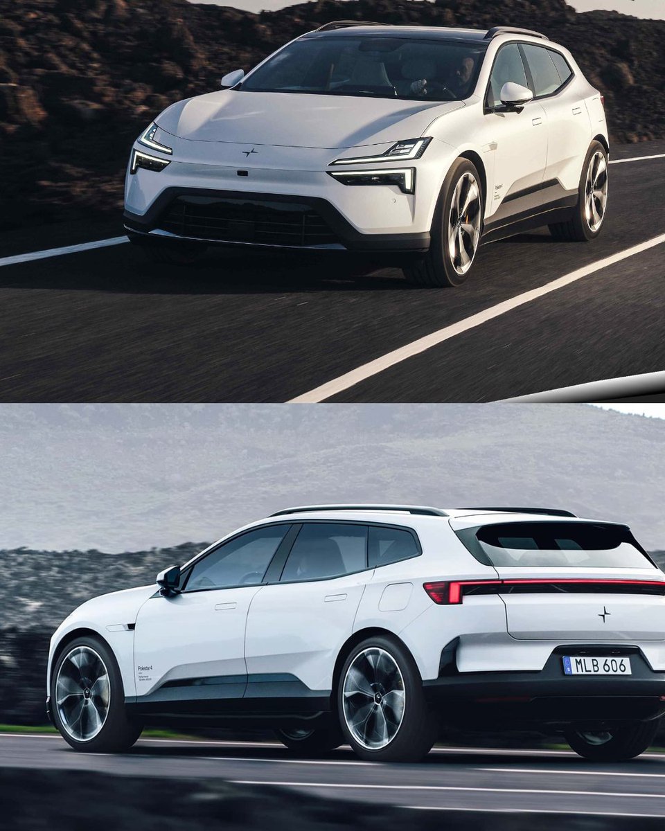 VanAutoShow's tweet photo. 🚙 The Polestar 4 is getting more practical for 2027.

Polestar is expanding the 4 lineup with a new SUV-style variant that brings a taller rear section, more cargo space and, perhaps most notably, a rear window. 

Read more: https://t.co/HgdV9JZ4Q4 https://t.co/Oc78P8x9we