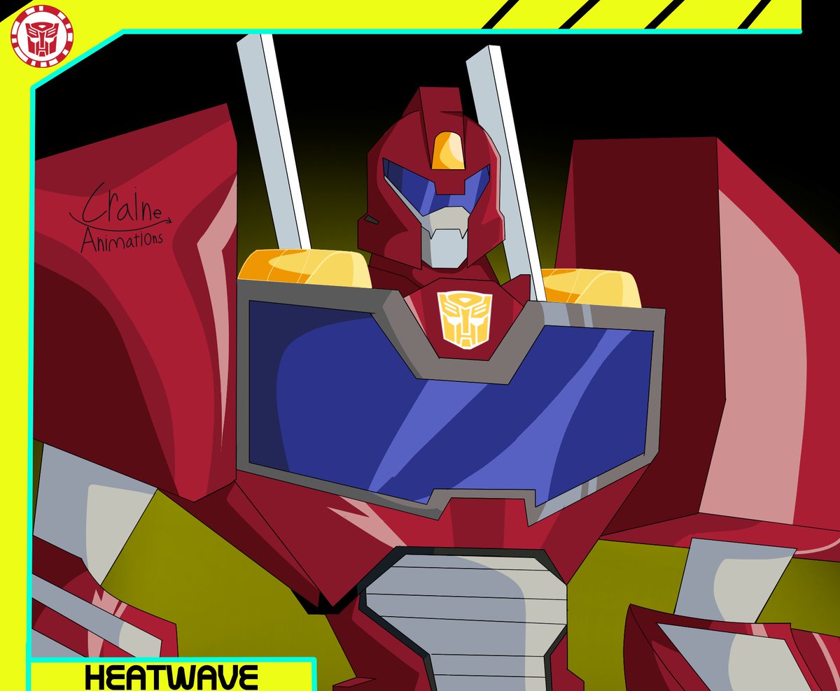 CraineAnimates's tweet photo. Attempted Heatwave RID design.
#Transformers #RescueBots #RobotsinDisguise https://t.co/FfZeIlNUVY