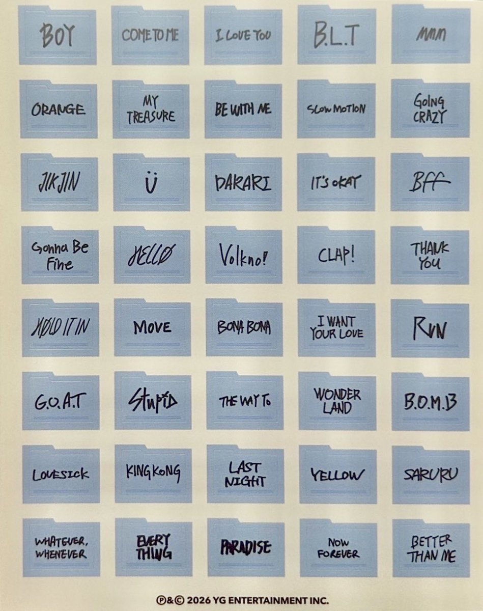 jihooniegirl_'s tweet photo. Udah 6 tahun debut tapi lagu treasure cuma segini doang, ditambah 4 lagu baru di album new wav. Kalian bisa hitung sendiri deh total lagu treasure ada berapa?😭 https://t.co/b4brhLnCwE