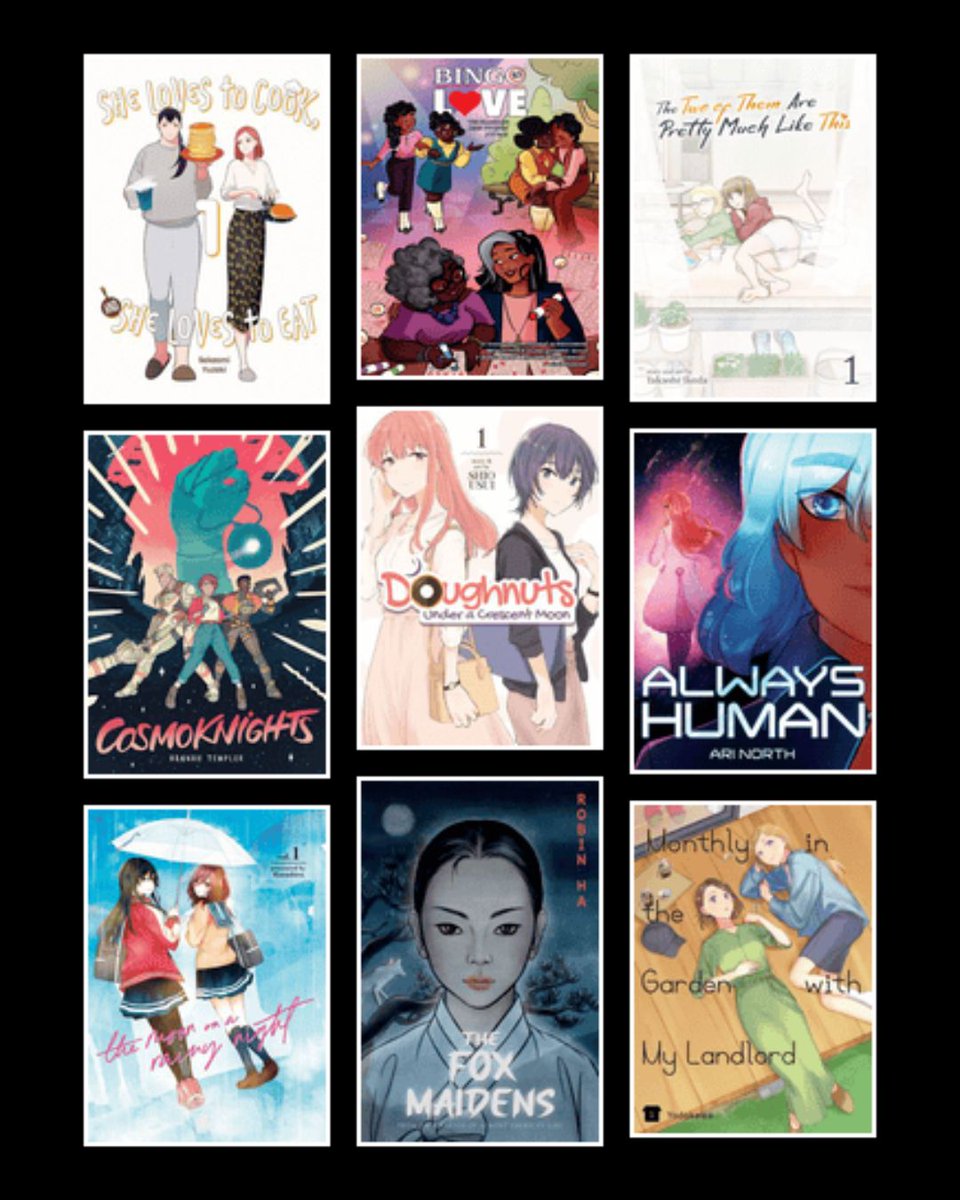 STLpubLibrary's tweet photo. Dive into this mash-up of reads with fantastic artwork and compelling stories, all prominently featuring queer women characters! 
https://t.co/drGTOzNzAp https://t.co/PJNpbbRLq4