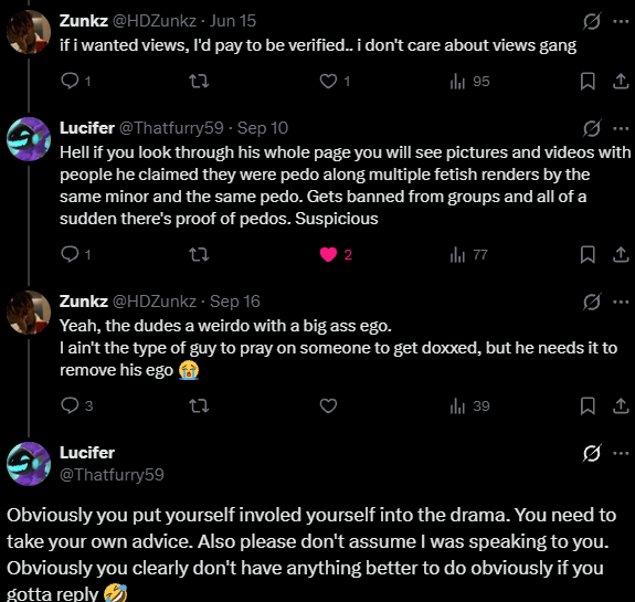 HDZunkz's tweet photo. @Thatfurry59 @_AntiSp1ral @TippleVRChat @nicky_goat You replied to my message..? https://t.co/RvioB51aRu