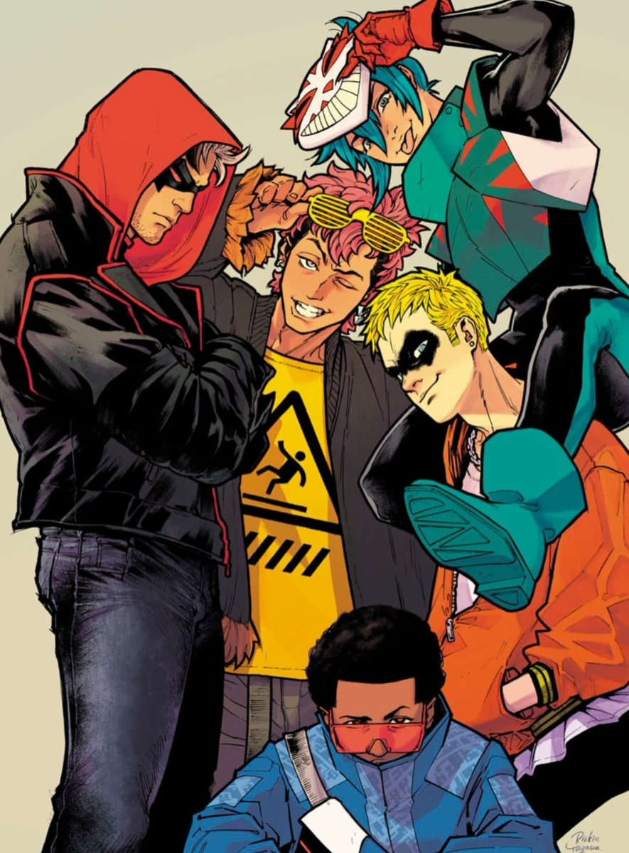 dcuworld's tweet photo. Teen Titans and New Titans by Rickie Yagawa! https://t.co/MiblCZZDBn