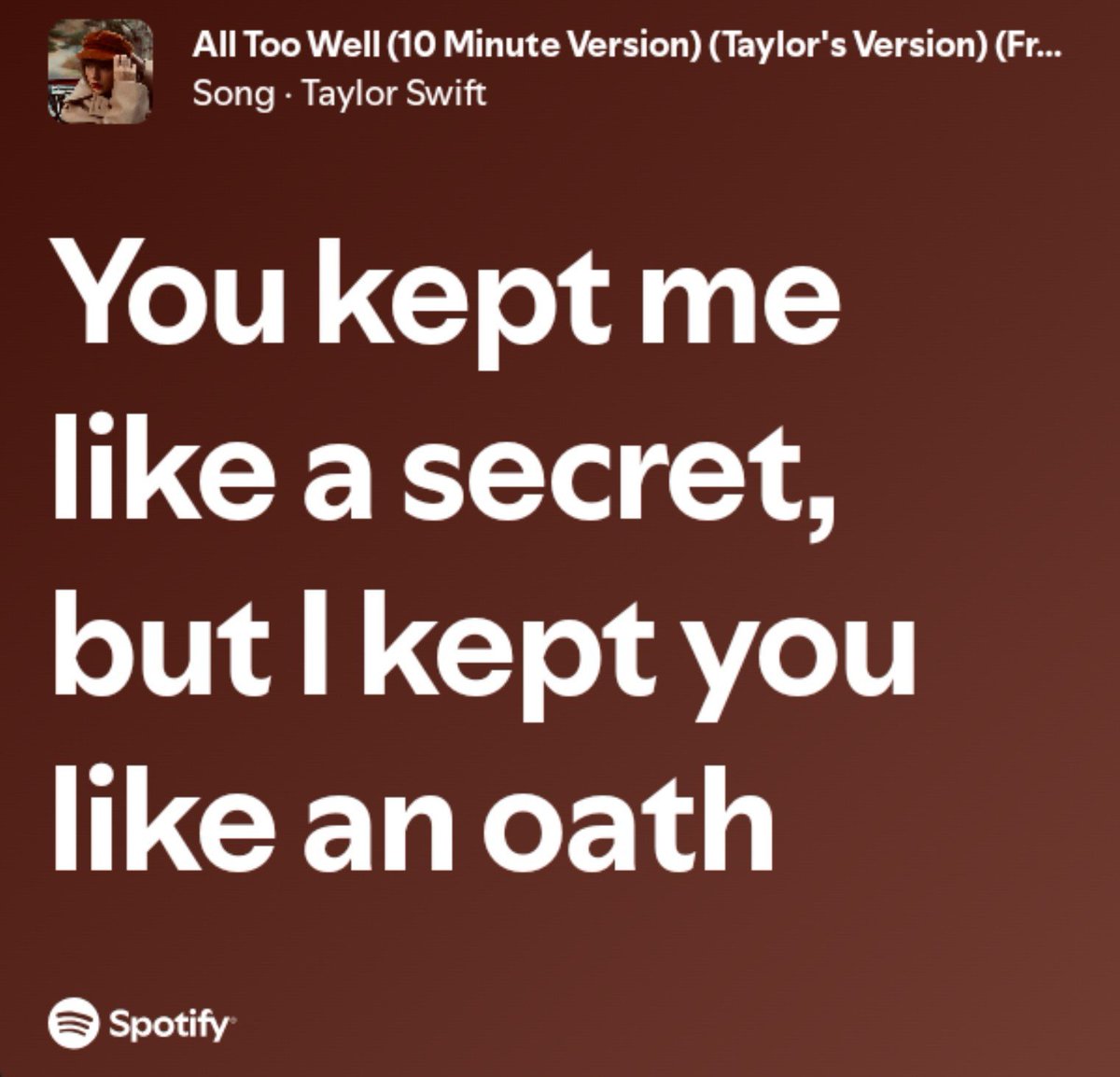 cornerrihaunt's tweet photo. i think about this lyric all the time it's truly one of her best https://t.co/wAbQwqQV2h