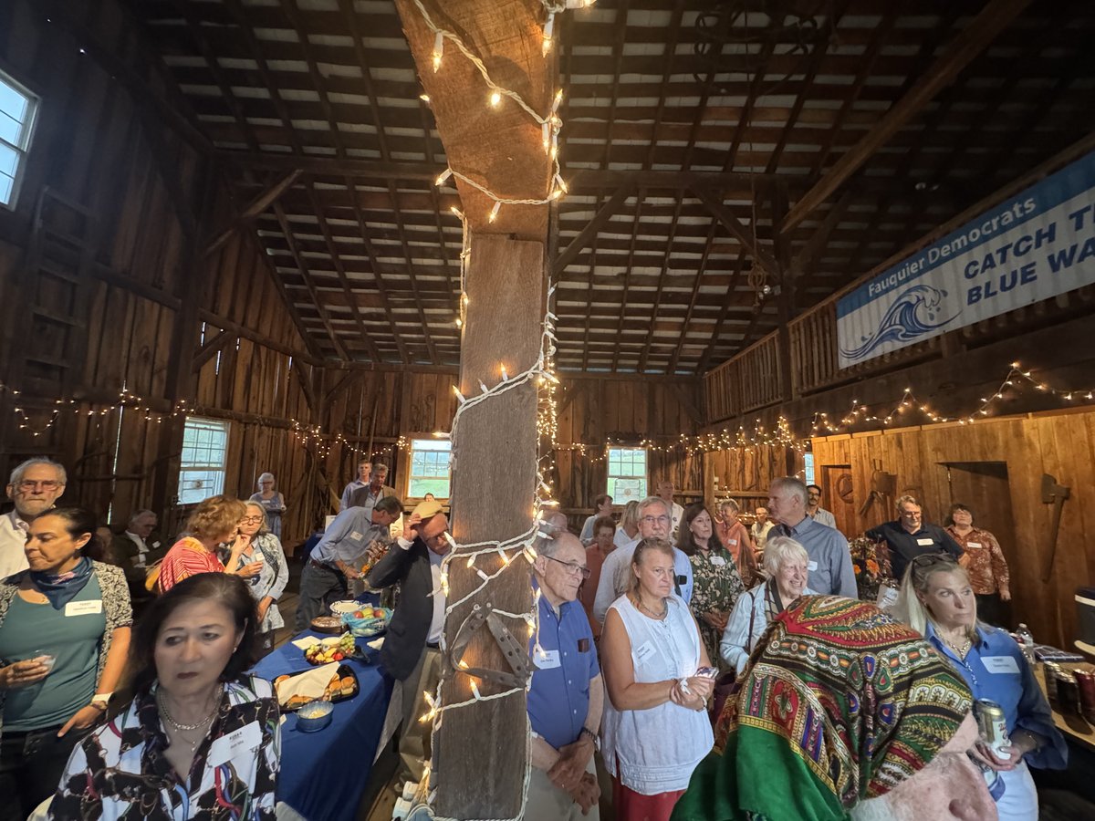 RussetPerry's tweet photo. Joined a packed &amp; energized house in Fauquier tonight supporting my friend &amp; Congressman @SuhasforVA.

With healthcare, our economy, a war &amp; so much more at stake this November, we need Suhas back in Congress &amp; we need to flip the House. Early voting starts tomorrow. Let’s go!! https://t.co/fHCIE1qtYl