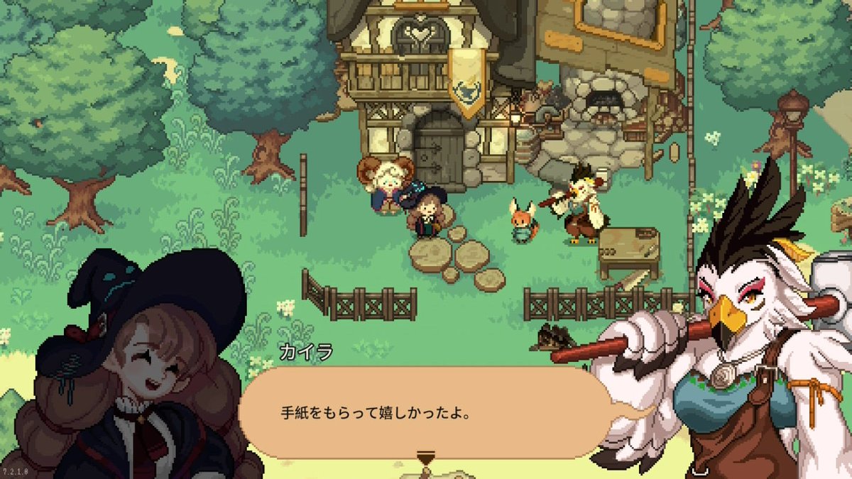 onigiritoinari's tweet photo. めちゃめちゃ楽しみしてたゲーム早速始めたら、かっこいい鳥のお姉さんでてきた🥺 https://t.co/Gy61Un1N6I