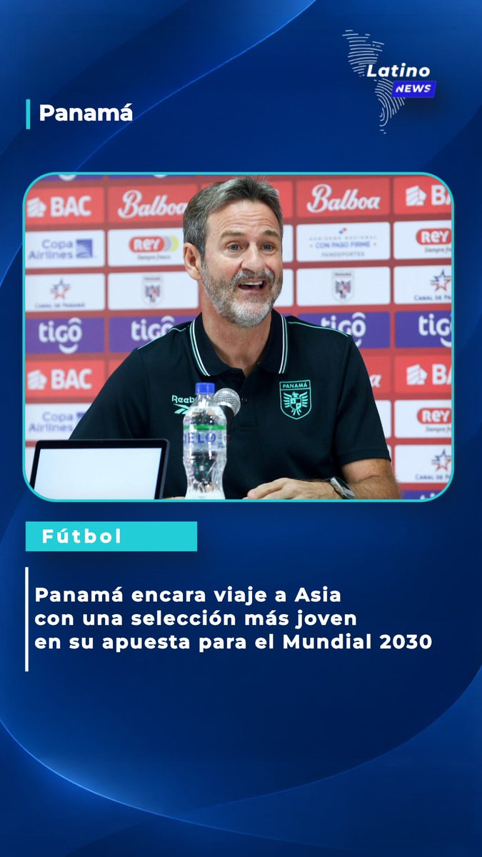 _Latino_news_'s tweet photo. La selección de fútbol de Panamá encarará su gira amistosa por Asia con una plantilla más joven tras la convocatoria este miércoles de 27 jugadores, entre ellos novedades como Josué Vergara y Mijahir Jiménez, materializando la nueva apuesta del técnico Thomas Christiansen. https://t.co/GGn9xdRjn7