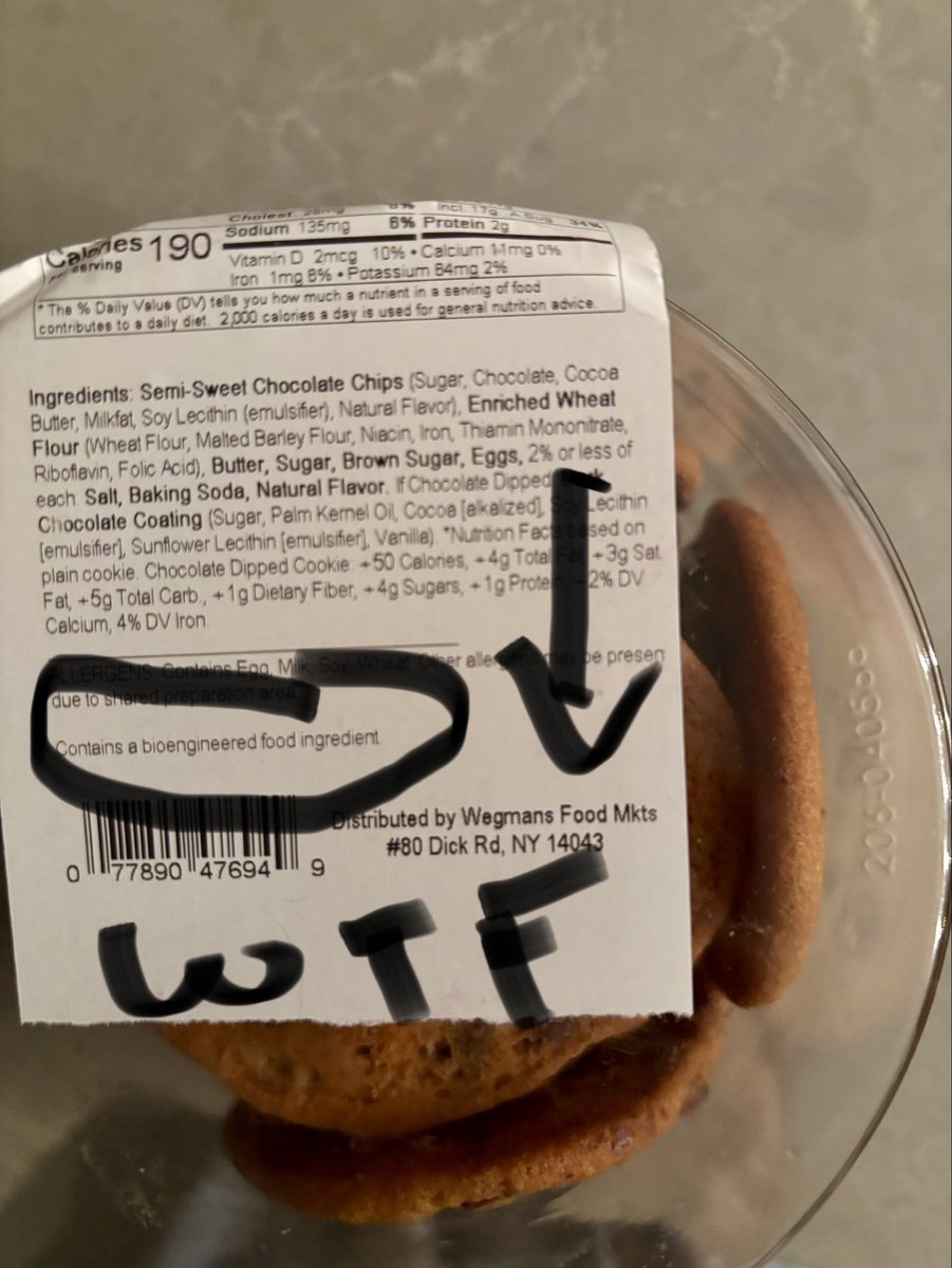 ColleenKub's tweet photo. Will never shop at @Wegmans again. Too many chemicals, preservatives and now bioengineered food. NOT FOR MY FAMILY!🤬
#BoycottWegmans https://t.co/PvaPUYKprB