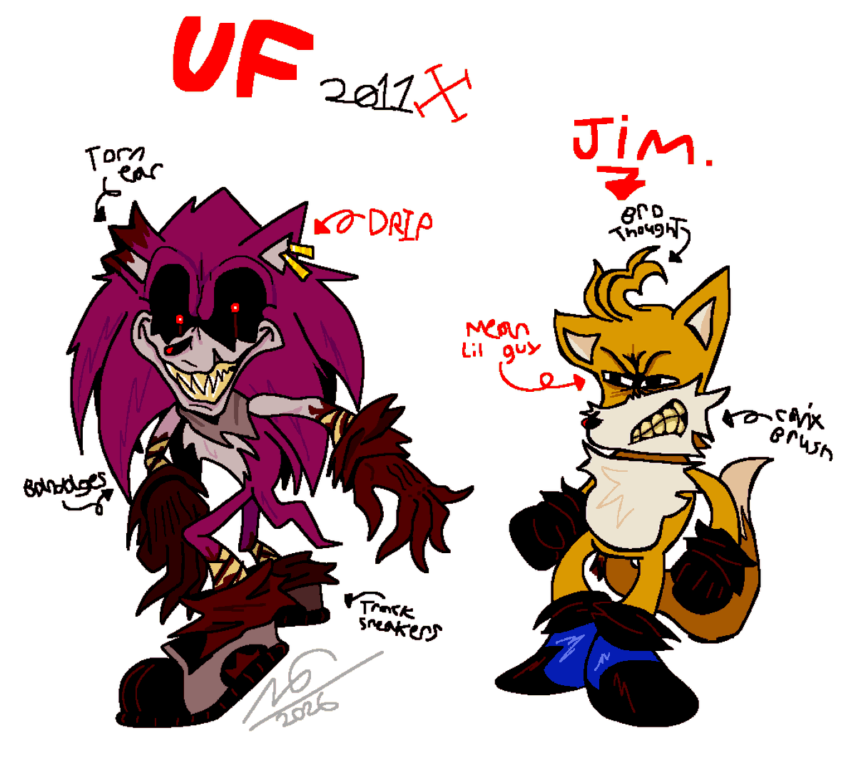 NickSliccc's tweet photo. FELL! 2011X (and Jim.) #underfell #sonicexe https://t.co/XWToS0kk1L