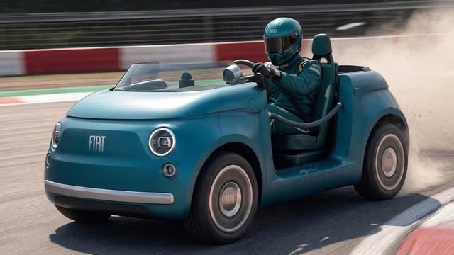 AutosyMas's tweet photo. #Fiat llevó al #Topolino al extremo con los conceptos Top. L y Top. J, creados por GFG Style. El primero transforma al pequeño eléctrico en una barchetta sin techo, mientras el segundo recupera el espíritu del Fiat 500 Jolly con cuatro plazas y enfoque playero.
#noticias #autos https://t.co/9hYI87ZFgq