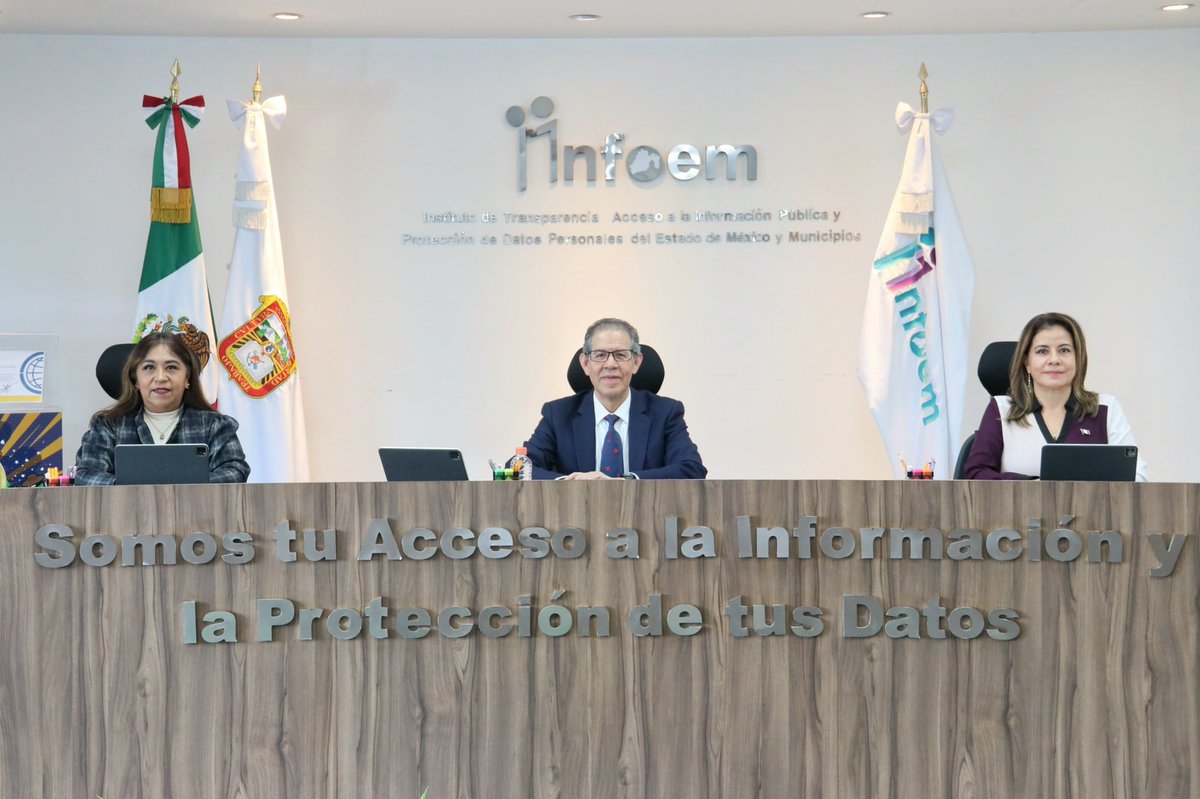 Infoem's tweet photo. El Comisionado Presidente @josemvilchis, condujo los trabajos de la 33ª Sesión Ordinaria del Pleno del #Infoem, en la cual se aprobaron 183 recursos de revisión, así como la imposición de 14 amonestaciones públicas a servidoras y servidores públicos de diferentes #SO del #EdoMéx. https://t.co/iqkckqCvoa