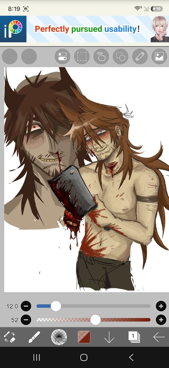 fisheeeeeerr's tweet photo. I have this as a repost too, which is a slightly updated WIP that I will never finish but I like it very much https://t.co/iJOdsNWt98