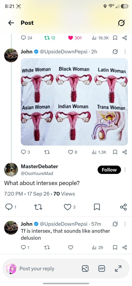 nekopet5's tweet photo. Proof that transphobes don't do their research and come from a place of ignorance. https://t.co/vKdbRj8wMy