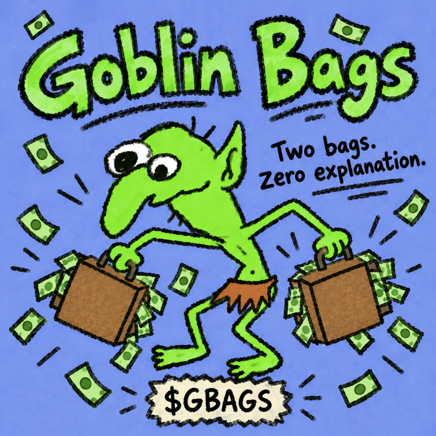 GoblinBagsol's tweet photo. Goblin Bags is here.

Two bags. Zero explanation.

$GBAGS https://t.co/546b5sW7Dg