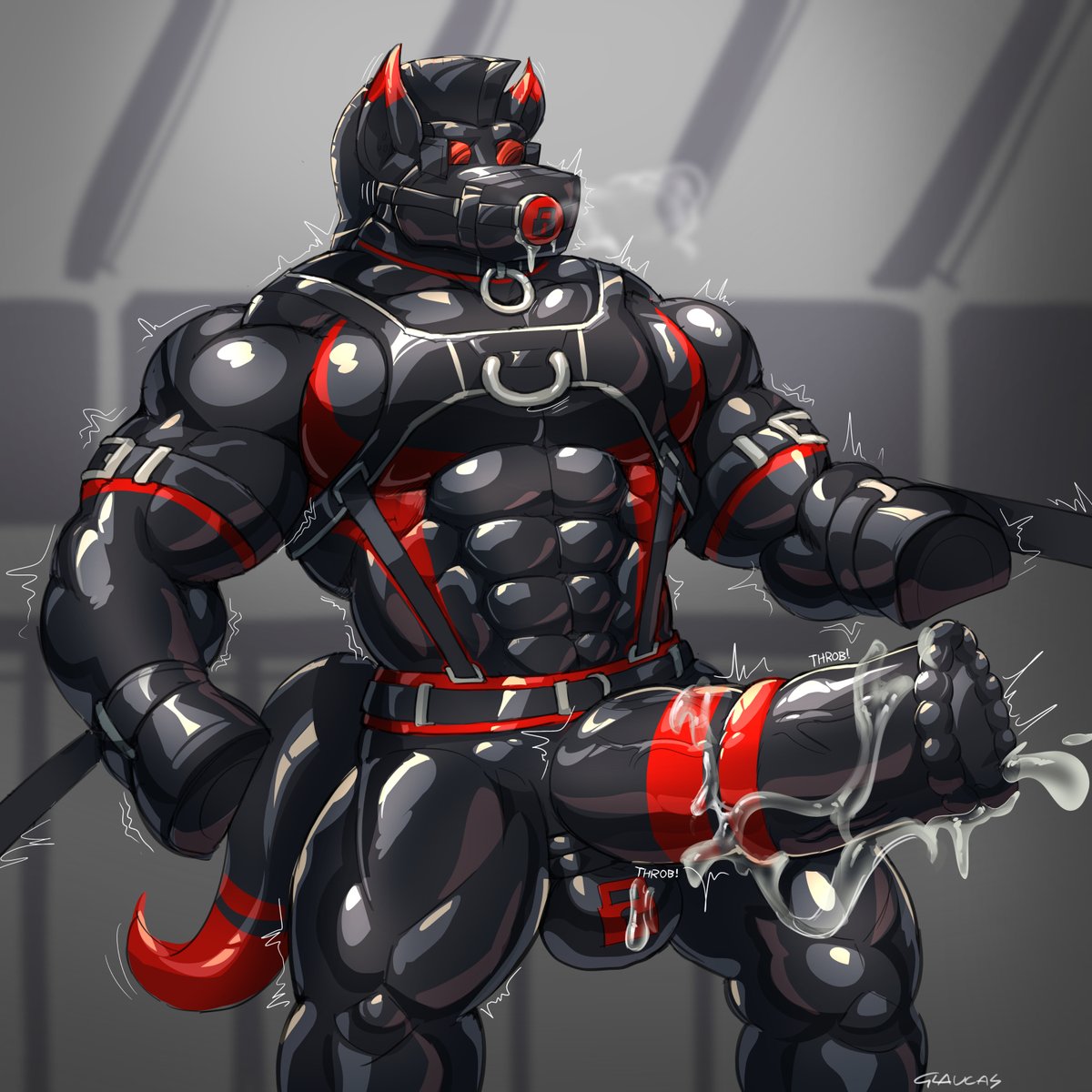 Glaucablitz's tweet photo. Haven't posted any for awhile, here's something I draw not too long ago.
Bull gets all-plugged and upgraded! https://t.co/a6KT5kxK49