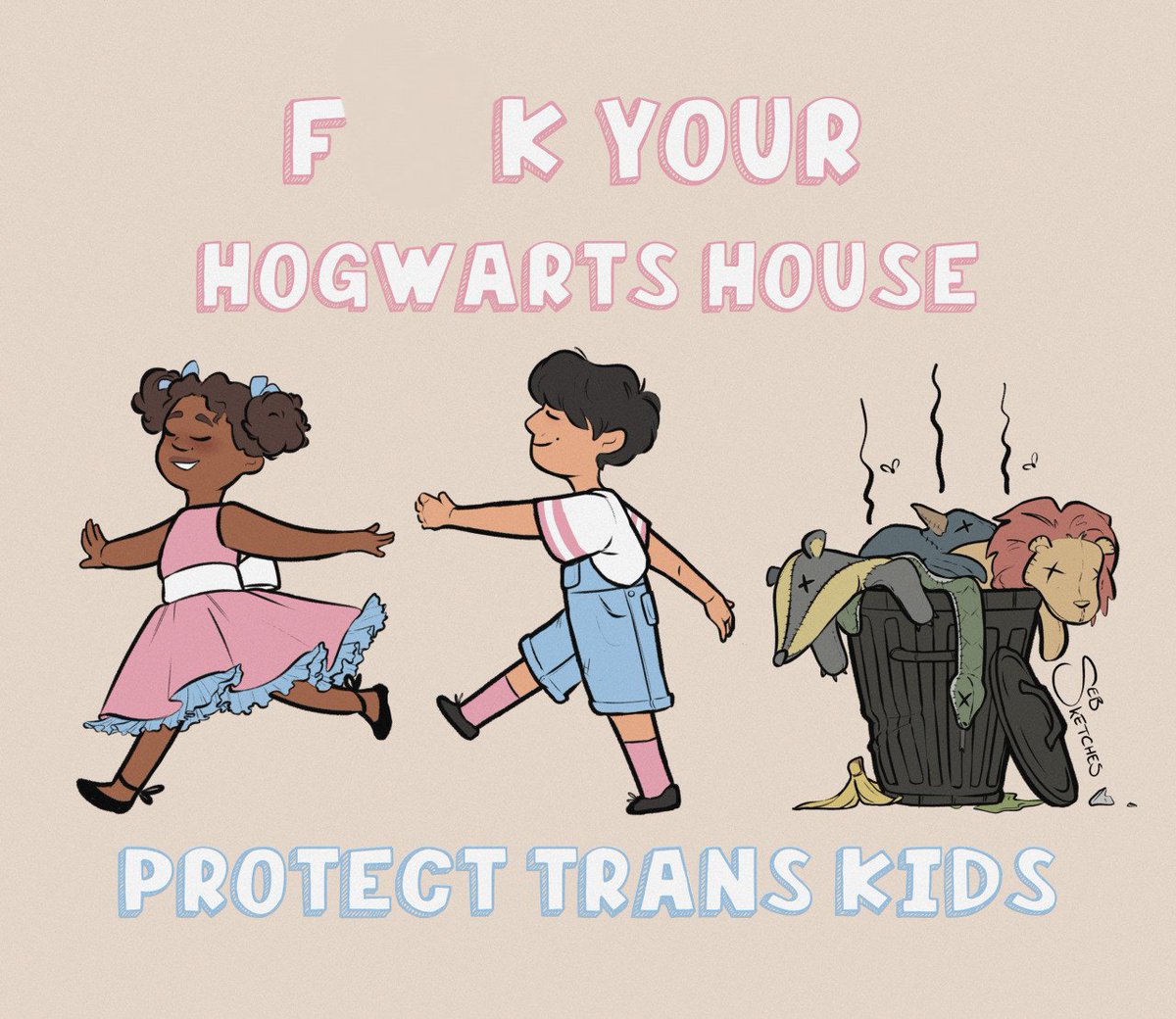 NCUIRArte's tweet photo. A la... las casas de Hogwarts
¡Proteje a lxs niñxs trans! 🏳️‍⚧️

#Niñxs #NiñecesTrans #Trans

Ilustración: https://t.co/sGu4TCxIjX https://t.co/eIHG0EUVug