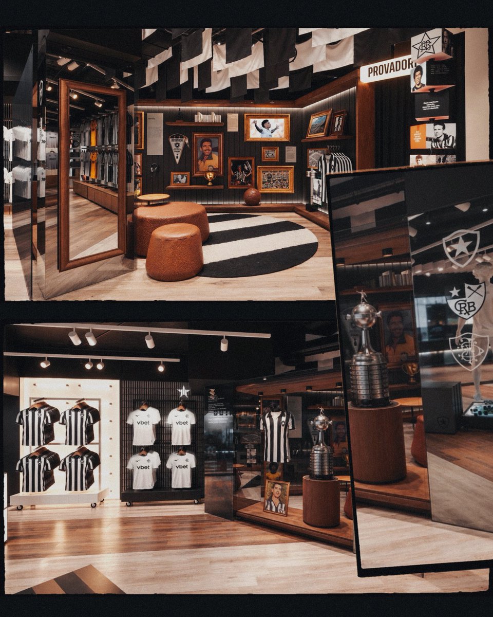 Botafogo's tweet photo. A Botafogo Store do Plaza Niterói será a quarta inaugurada pelo Clube, que segue o seu processo de expansão e aproximação com a torcida de forma estratégica, sendo conduzida com o compromisso de preservar a qualidade do serviço, a experiência do torcedor e a imagem institucional do clube. #BFR